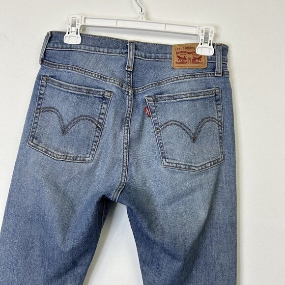 Levis Wedgie Skinny Jeans Womens Size 28 Button Fly High Rise Crop Ankle - Picture 10 of 13
